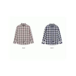 [후아유] 플란넬 오버핏 체크셔츠 / Shadow Plaid Flannel Overfit CheckShirt WHYCF3732U