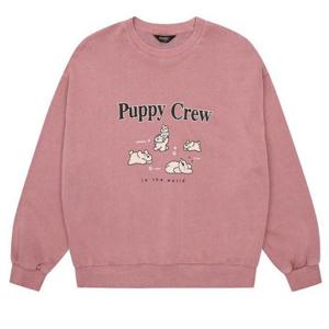 에꼴리에 세이브존07 퍼피크루 가을 맨투맨 24C3459