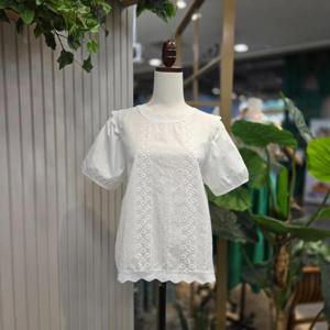 스테파니 HC05 플라워펀칭블라우스 A25SH5213H3