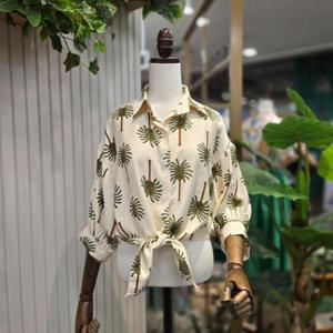 스테파니 HC05 묶음야자수셔츠남방NB A25SH5223H3