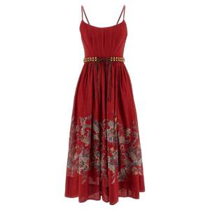 짐머만   민소매원피스 FW25 4225DSS251REDMULPAI 6367877 Red