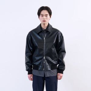 [플랙진]공용 레더 블루종 점퍼 자켓 (PWTI1JKL01U)