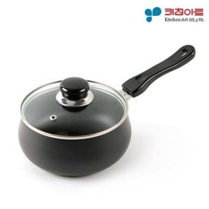 키친아트 쥬노 블랙 경질냄비 편수 20cm 국냄비 찌개 냄비 편수냄비 조리도구 요리냄비 주방용품 주방냄비