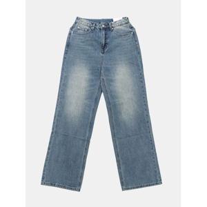 [엘케이트] 여성 로우 웨이스트 롱 와이드 루즈핏 소프트 데님 청바지 LPP043