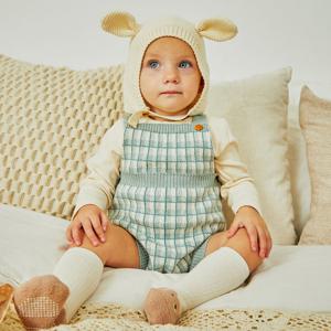 [오가닉맘]체크니트바디수트세트- MIFTQS05