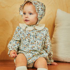 [오가닉맘]러블리플라워바디수트- MIFTQS03