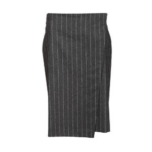 루루 스튜디오  MASON 미디스커트 FW25 MASONANTHRACITE STRIPES 6434084 Grey