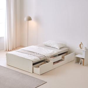 동서가구 온결 황토볼 온열 무헤드 2단 4서랍 아쿠아텍스 수납 흙침대 SS DF926970