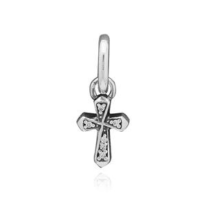 판도라 793044C01 미 스파클링 크로스 미니 댕글 참