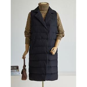 [커스텀에이블]카라 스냅버튼 패딩 베스트_T2510PD601D_T2510PD601D