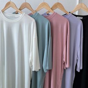 [시드마켓]라운드 스판 쿨 반팔티 307K096S 빅사이즈 여성 509