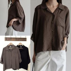 [시드마켓]겹소매주름퍼프블라우스 508V125S 빅사이즈 여성 509