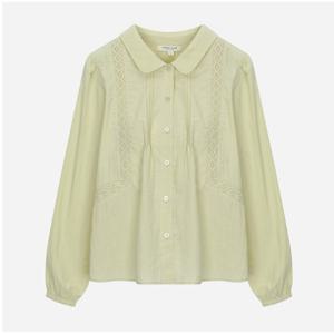 [써스데이아일랜드][여성]레이스패치 셔츠 블라우스 T256MBL140W