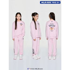[MLB키즈US] (7AS2C0154-50PKM) 스트릿 메가베어 맨투맨세트 아동맨투맨세트 키즈맨투맨세트