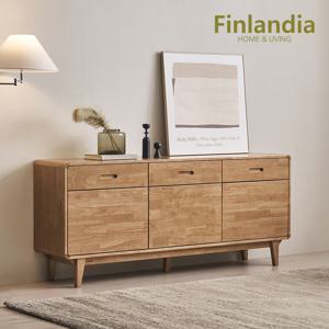 핀란디아 마로네 1800높은거실장