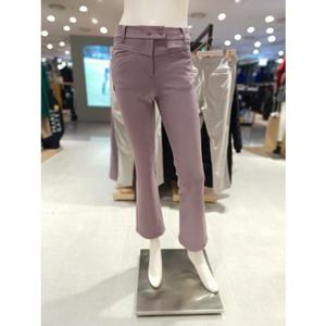 [파리게이츠] 25FW겨울 여성 투톤 조직 부츠컷 팬츠 (521E4PT301)