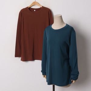 [나야홍]빅사이즈 412 무지레이온긴팔티셔츠 DMNB637