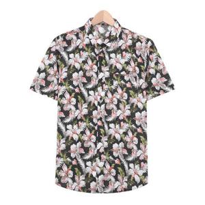 [스콰즈] 반팔 셔츠 SBI019 2COLOR 남여공용 여름 커플 하와이안 남방 시밀러룩