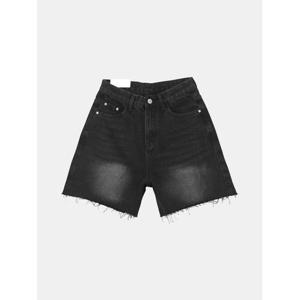 [스콰즈] 여성 여름 워싱 데님 기본 반바지 빈티지 숏팬츠 SNNP024