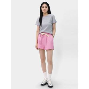 [스콰즈] 여자 캐주얼 스트라이프 숏팬츠 여름 밴딩 반바지 SFLP005