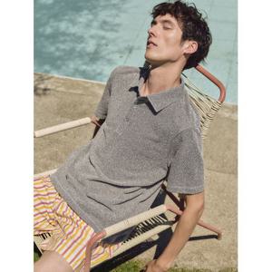 [노티그]코튼 폴리 카라 티셔츠 아이보리