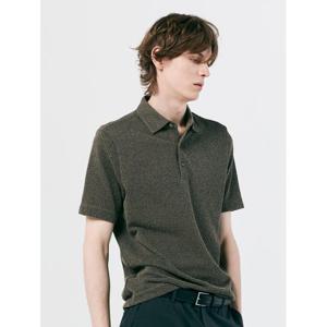 [노티그]코튼 폴리 카라 티셔츠 카키