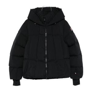 몽클레어 로고 패치 후드 패딩 재킷 K20981A00018 539X6999