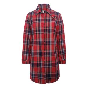 [조순희]레드체크 하프 트렌치 코트 (JNSL111)