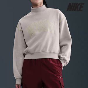 [나이키] 여성용 티셔츠 /U6- IM7491-009 / 우먼스 스포츠웨어 피닉스 플리스 모크넥 스웨트셔츠