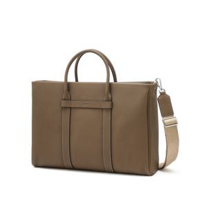 [취업선물추천] 베이지 단색 소가죽 서류가방 HJBA5F032I3