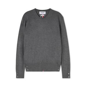 [꼬르소밀라노]톰브라운 남성 삼선 백로고 울 그레이 니트 MKA279A 00014 035