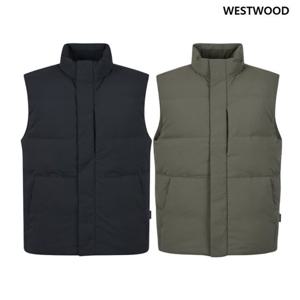 [웨스트우드] 남성 미들 오리털 다운 베스트 조끼 (2컬러)  WP4MCDV623
