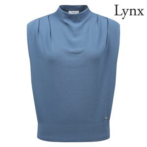 [링스골프][링스본사] 주름 포인트 니트 베스트 L21E1SV151_BL