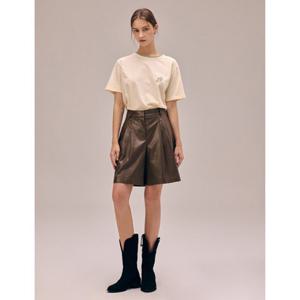 나이스클랍 페이크레더밴딩쇼츠 N253MWP814