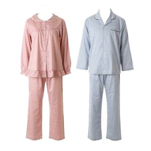 [비너스](커플세트)면100 부드럽고 광택좋은 클로버 커플파자마 VPA4553WM