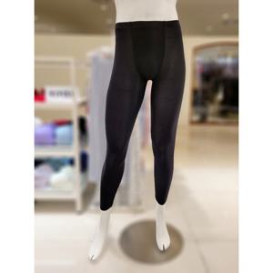 [비비안] 블랙 초고밀도원단 신축성 따뜻한 바디핏 스포츠내의 남성내복바지 (LG6136P)