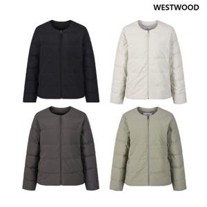 [웨스트우드] 여성 라운드넥 미들 덕다운 패딩자켓 (4컬러) WP4WCDM120