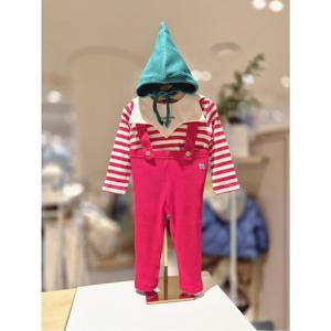 블루독베이비 10 25FW신상 (RD)홀리데이 멜빵 상하세트A (45C7067215)