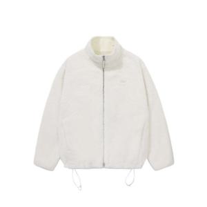 커버낫자켓 CQK CO2403JK20-IV 스탠카라 리버시블 쉐르파 자켓 아이보리
