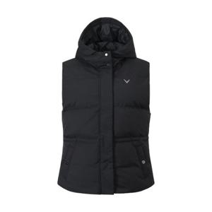 캘러웨이골프조끼 PQC CWVD24W605_BK 여성 겨울 중힙기장 패딩 베스트