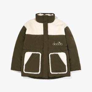 디아도라패딩 KQJ D2422LDJ62BWS 플리스 하이브리드 덕패딩 자켓 우먼 BROWN