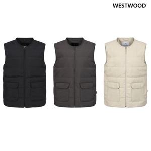 [웨스트우드] 여성 라운드넥 경량 덕다운 베스트 (3컬러) WP4WCDV622