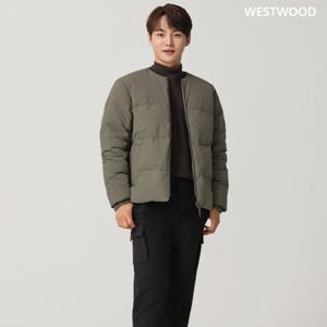 [웨스트우드] 남성 라운드 미들 덕다운 패딩 자켓 (2컬러) WP4MCDM121