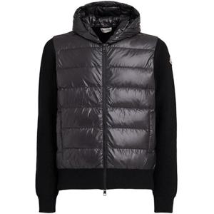 몽클레어 울   테크 다운 집업 후디드 82I-3EU149