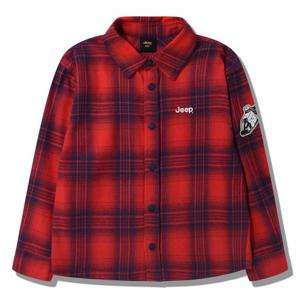 [지프키즈]곰와펜 체크셔츠   KQ4SHU115