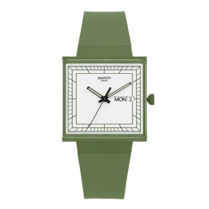 스와치 SO34G700 BIOCERAMIC BIOCERAMIC WHAT IF GREEN 여성 우레탄시계