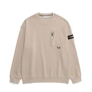 [내셔널지오그래픽]N233USW040 세미오버핏 가슴포켓 맨투맨 IC