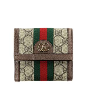 [구찌] (523173 96IWG 8745) 여성 오피디아 GG 프렌치 플랩 반지갑