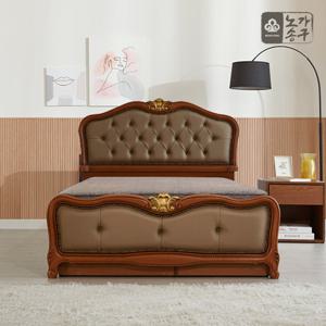 노송가구 월랑 엔틱 서랍형 어싱그레이 황토볼 흙침대 싱글(S)