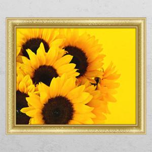 아트박스/꾸밈 cm778-해바라기가족_창문그림액자